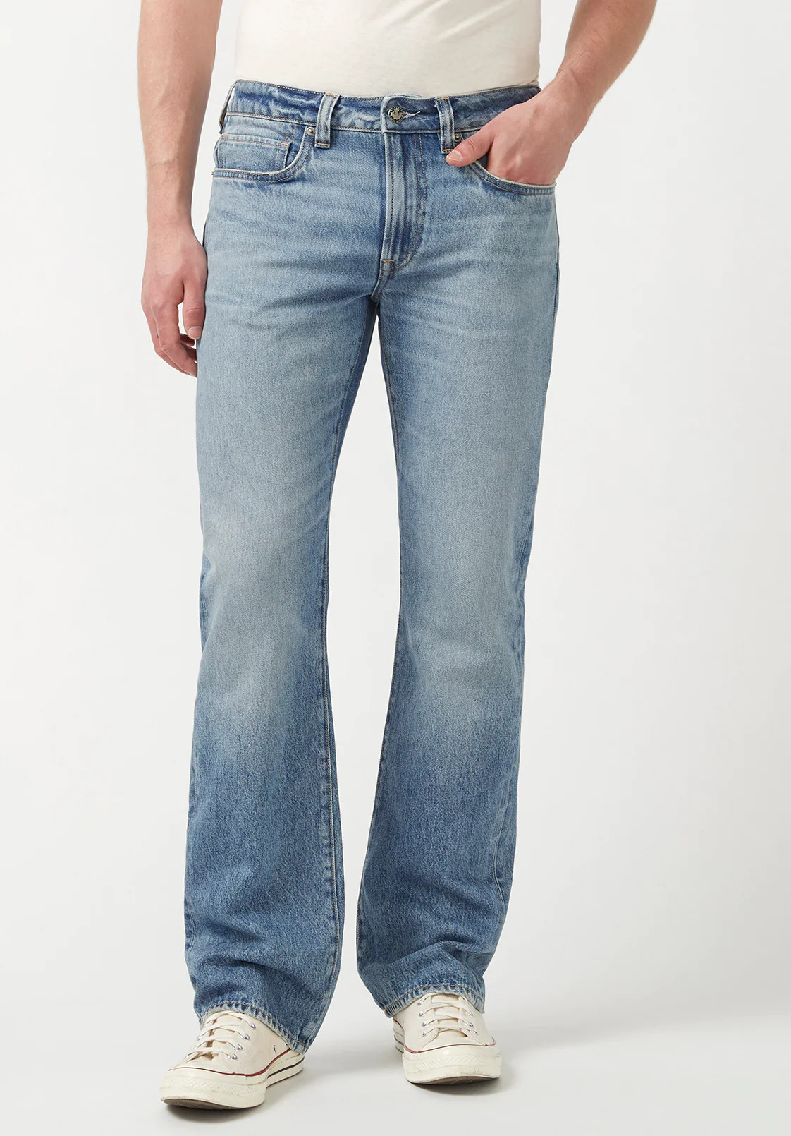 Relaxed Boot Game Indigo Men's Jeans - BM22917 | Buffalo David Bitton