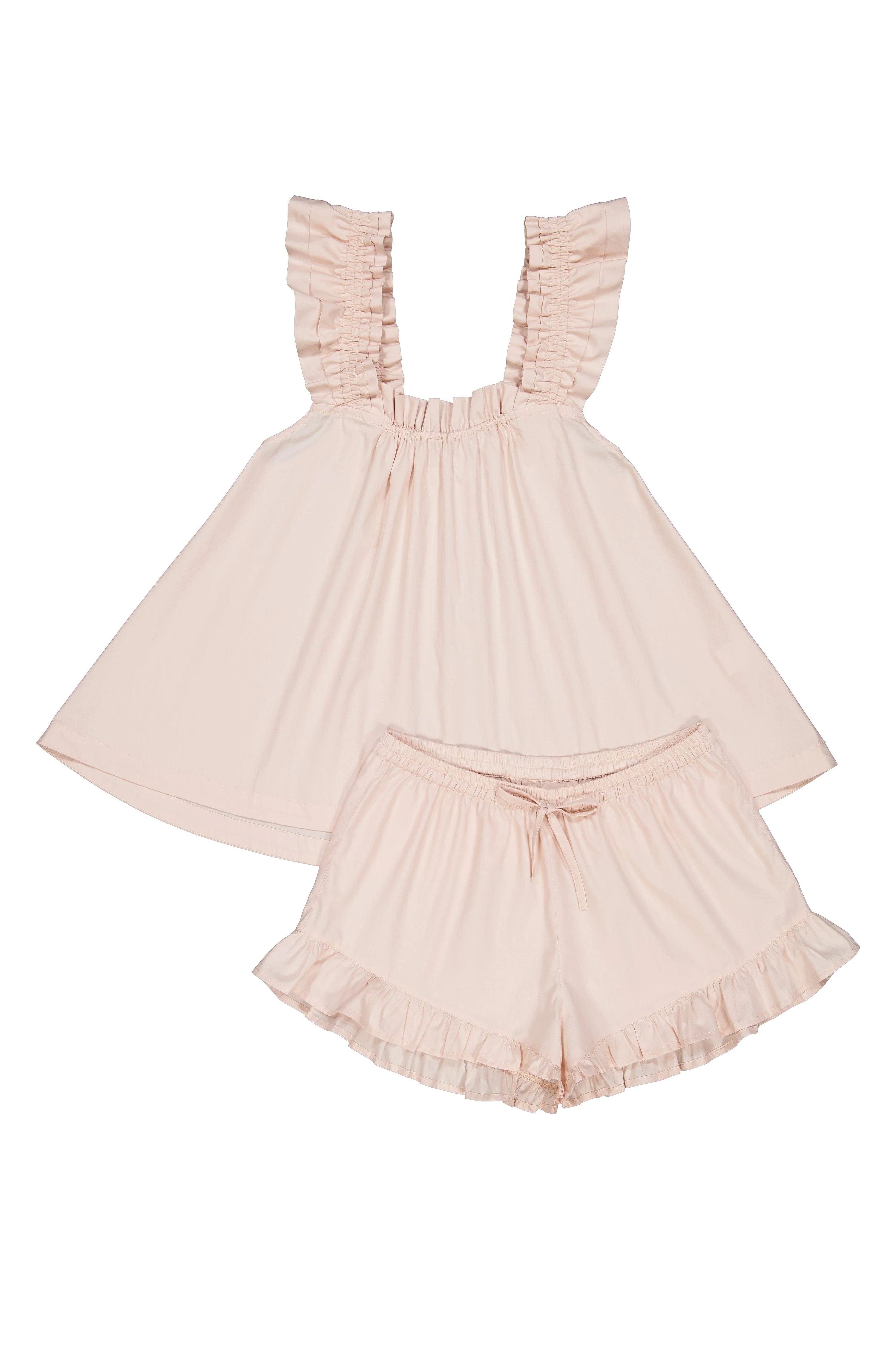 Nicolette Sleep Set - Cotton - Nude | Piyama US