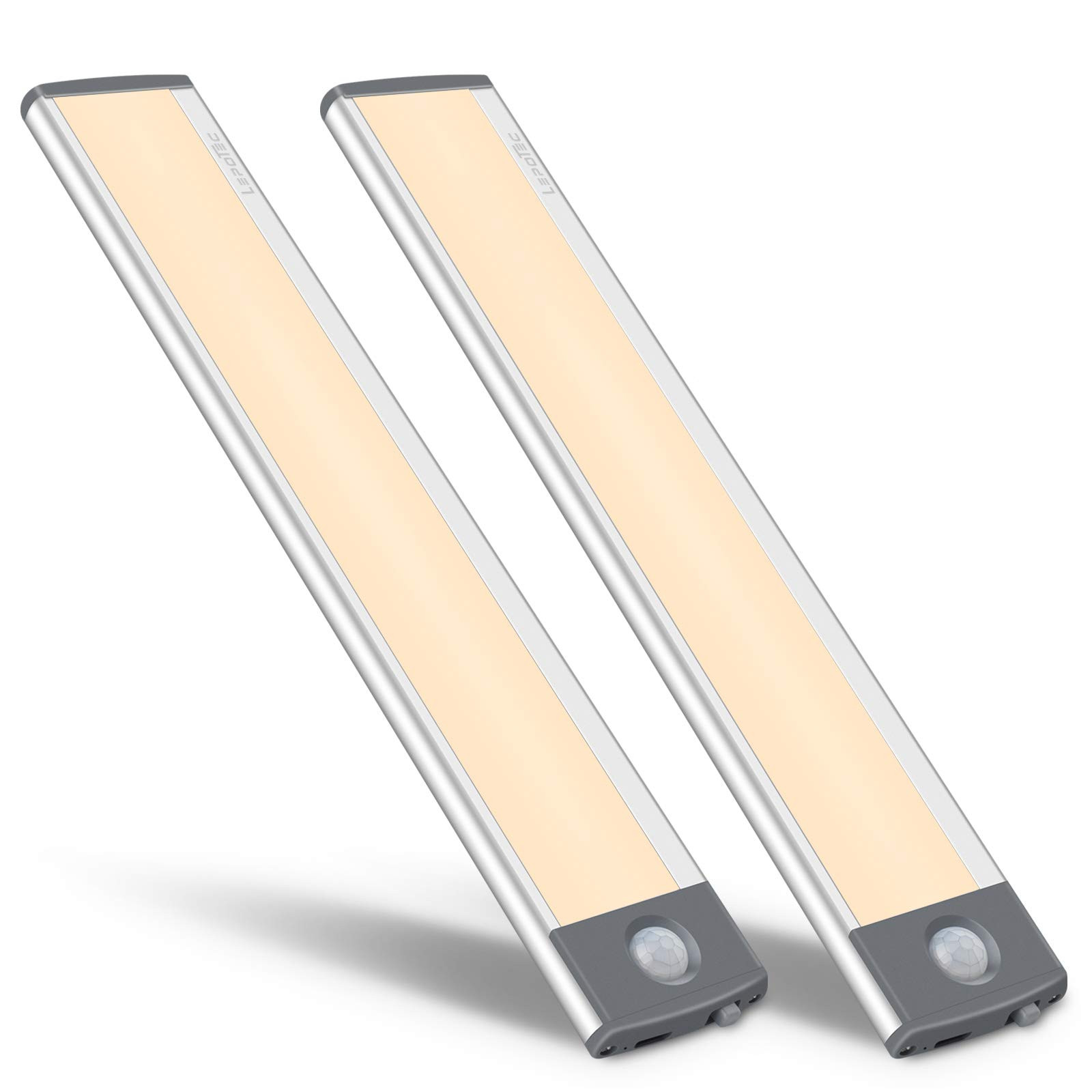 30-LED Motion Sensor Cabinet Light,Under Counter Closet Lighting, Wireless USB Rechargeable Kitch... | Amazon (US)