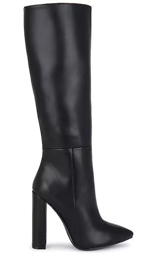 Paris Knee High Boot in Black | Revolve Clothing (Global)