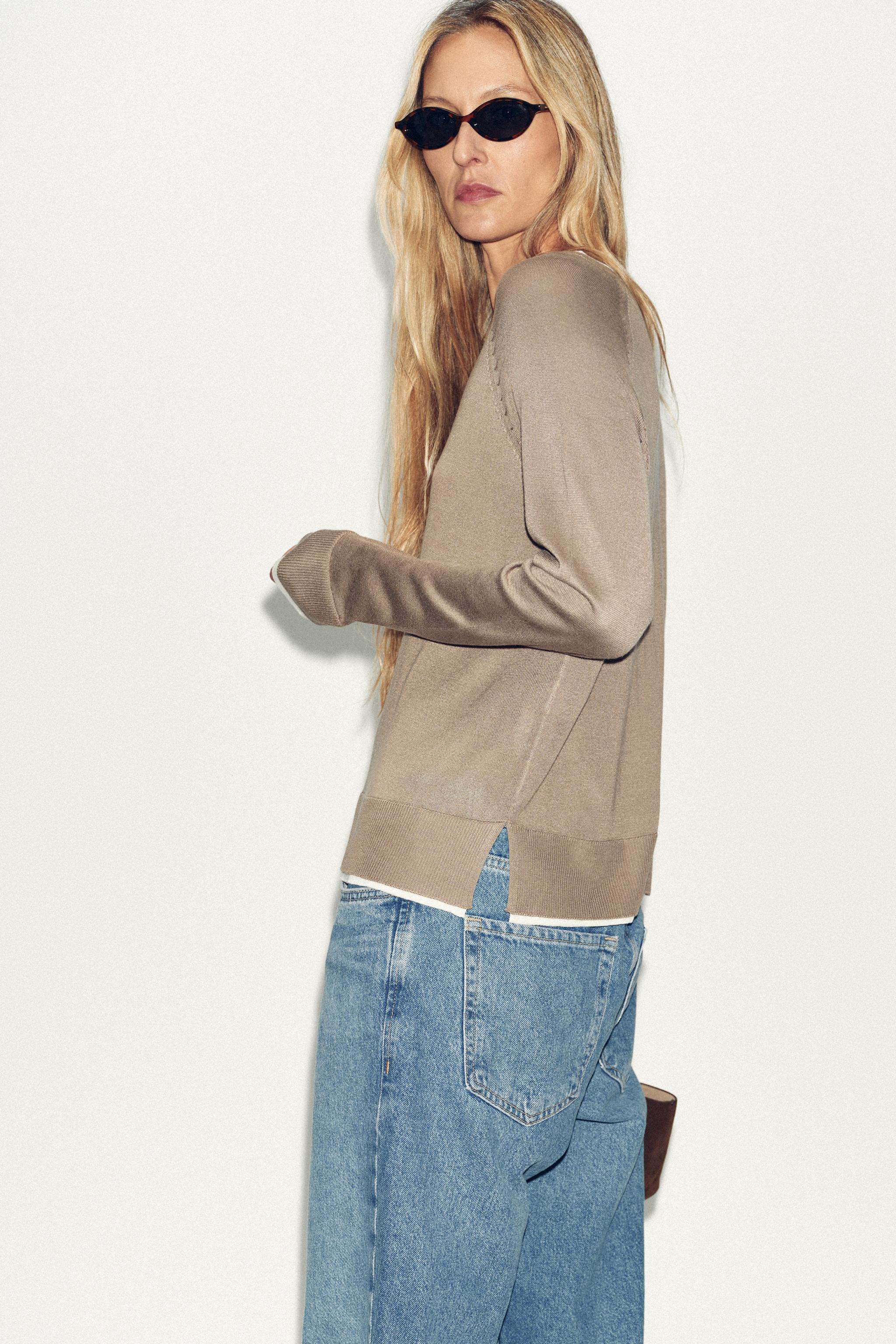 DOUBLE KNIT SWEATER | Zara US