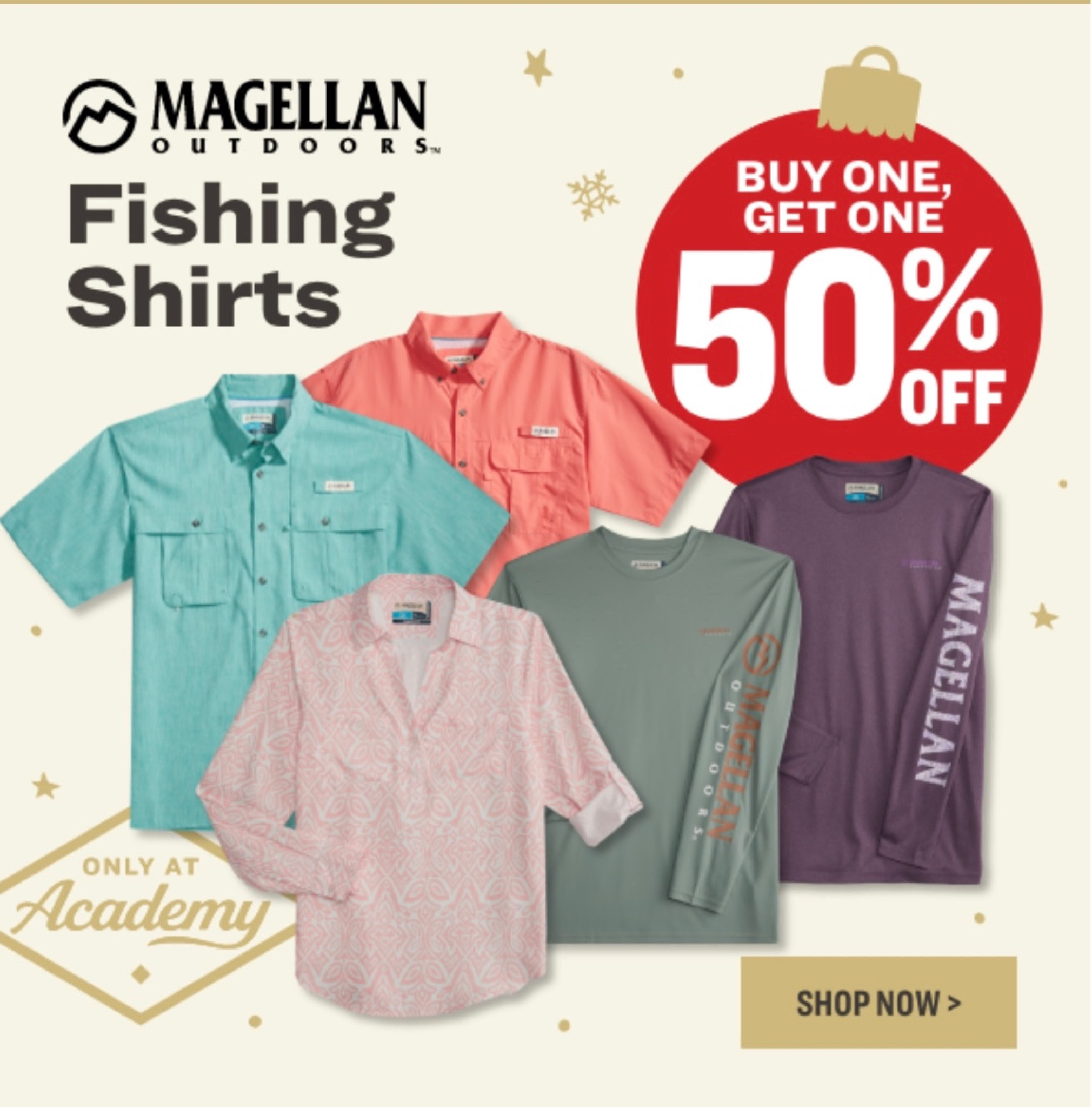 Academy sale. BOGO 50% off Magellan. 

#LTKGiftGuide #LTKHoliday #LTKCyberWeek