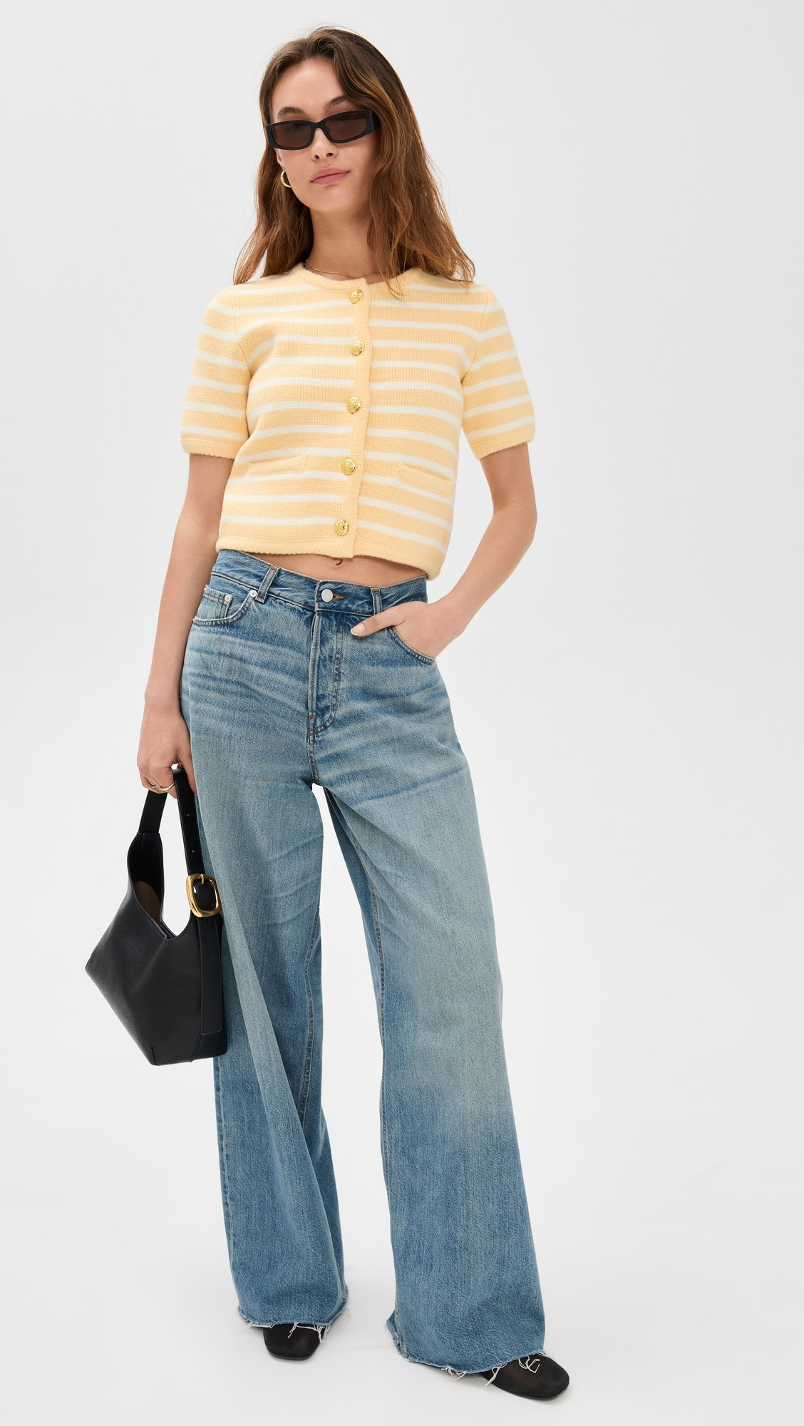 Knit Striped Sweater Cardigan | Shopbop