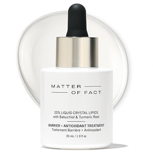 MATTER OF FACT Barrier + Antioxidant Treatment, Lipids, Bakuchiol & Squalane Oil Serum for Hydrat... | Amazon (US)