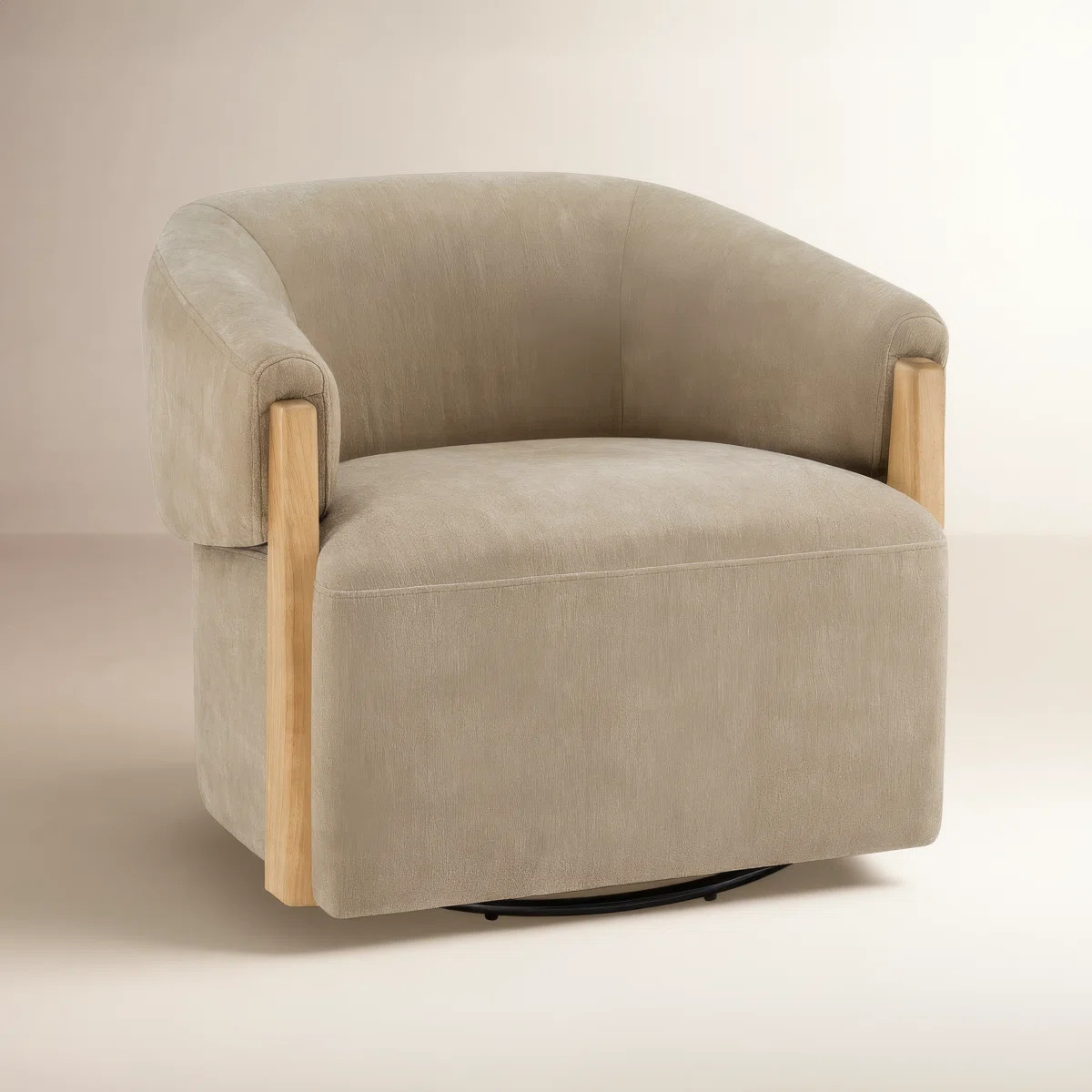 Longfield Upholstered Swivel Accent Chair | Wayfair North America
