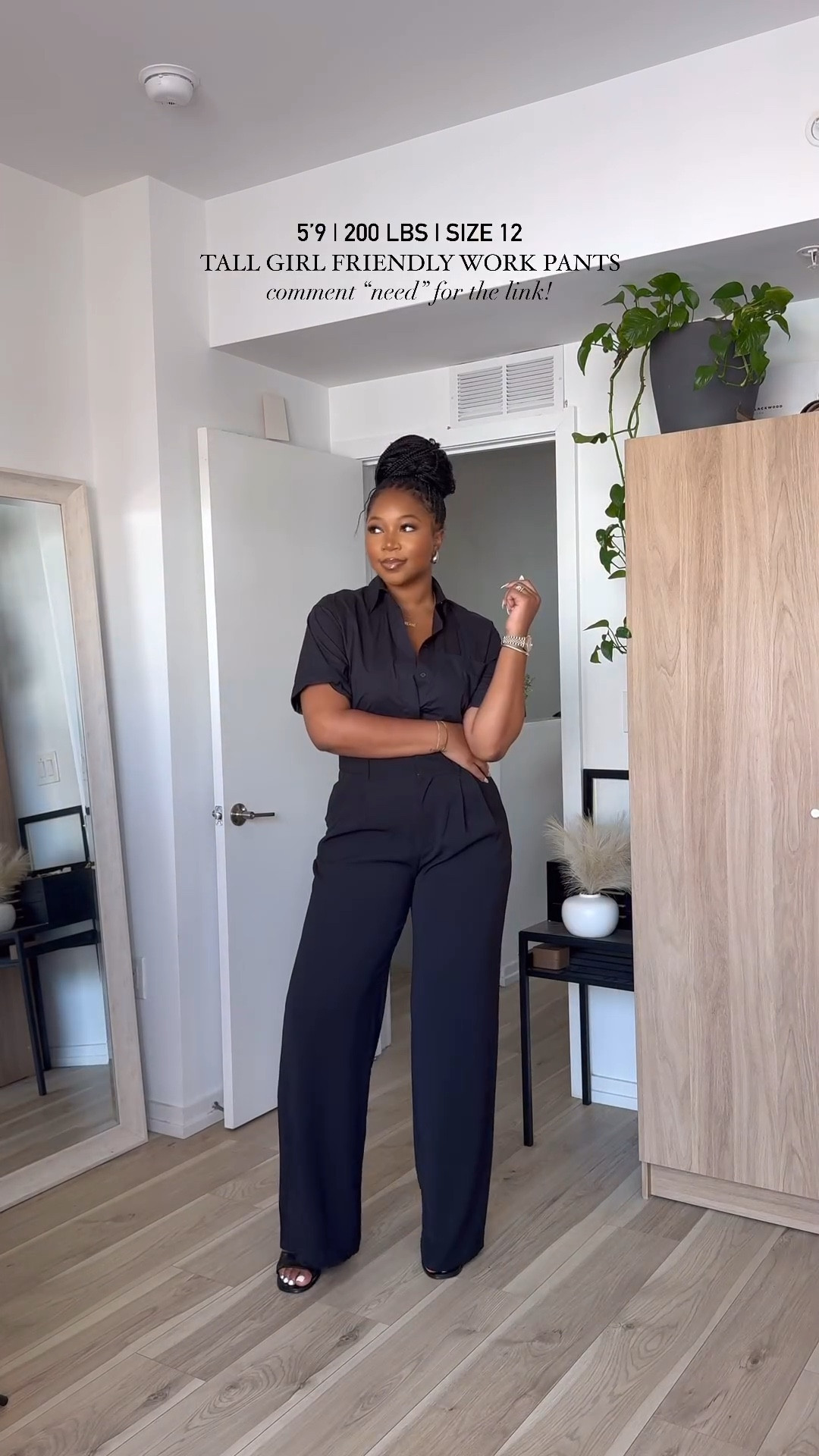 The perfect work trousers and they are petite, regular, tall girl friendly lengths ! I am 5’9 | 200 lbs wearing a size 12 and they do run a little big so I could have sized down

#LTKmidsize #LTKworkwear #LTKfindsunder100