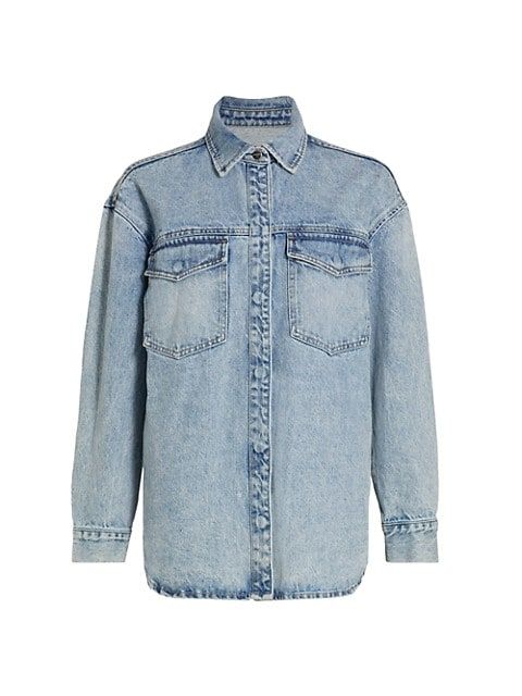 Mandy Stretch Denim Button-Up | Saks Fifth Avenue