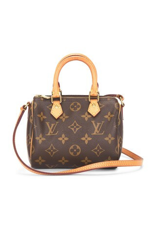 Louis Vuitton Monogram Nano Speedy Handbag in Brown | FWRD 