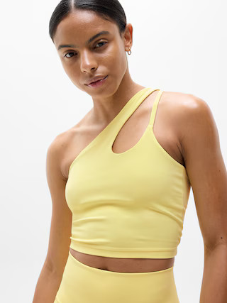 Transcend Asymmetrical Crop Sports Bra | Athleta