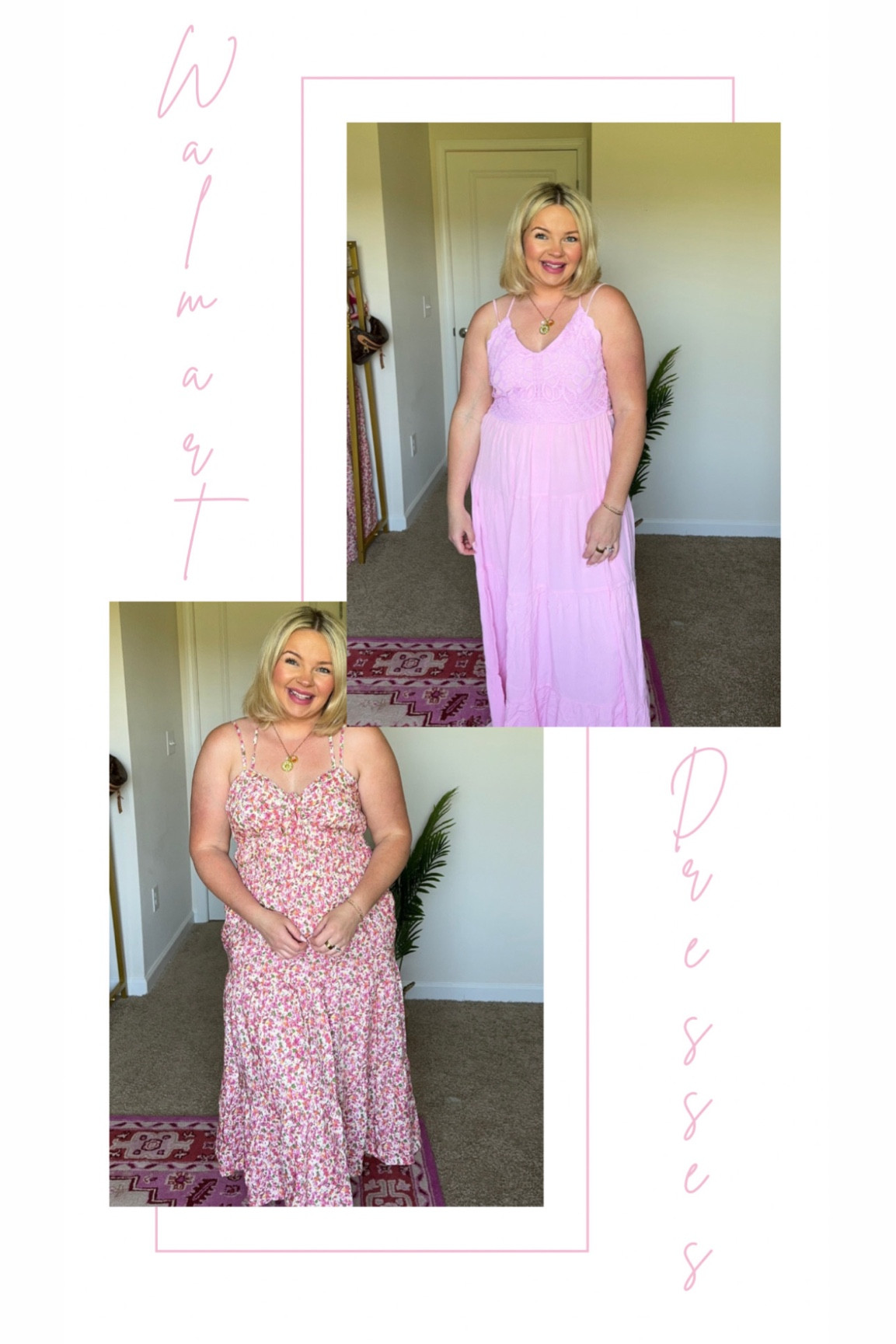 I’m wearing a medium in both. Walmart dresses, spring dresses, maxi dress, floral dress, graduation dress, summer dress.

#LTKFindsUnder50 #LTKStyleTip #LTKSaleAlert