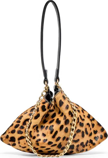 Jagger Animal Print Genuine Calf Hair Shoulder Bag | Nordstrom
