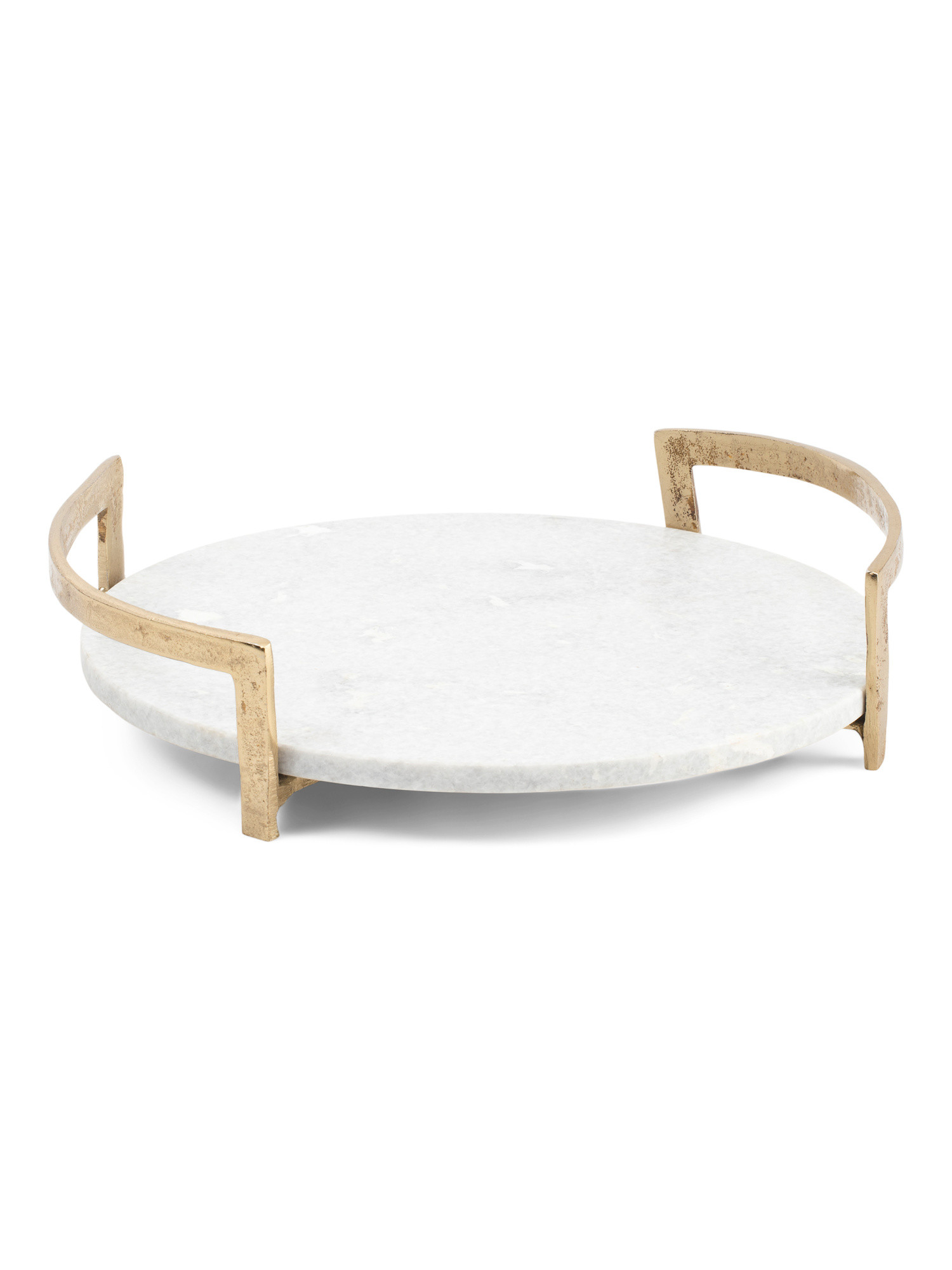 14in Marble Metal Round Tray | Home | Marshalls | Marshalls