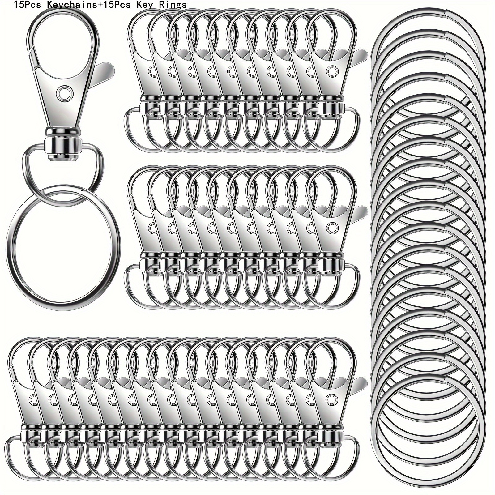 keychain clip keychain ring metal   clasps - Temu | Temu Affiliate Program