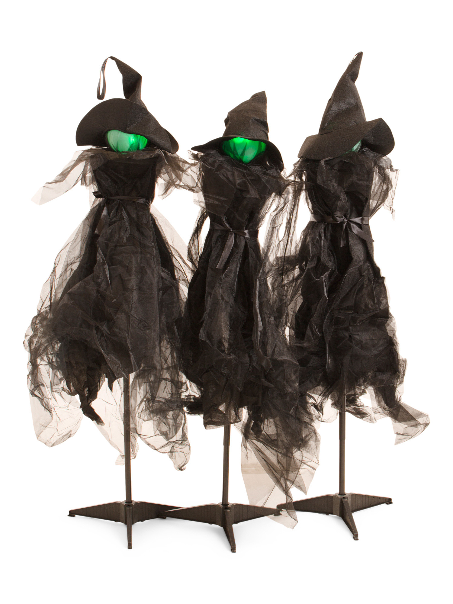Set Of 3 Outdoor Safe Led Lighted Witches | Halloween | Marshalls | Marshalls