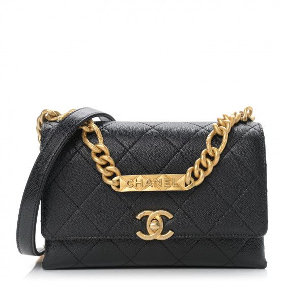 CHANEL

Caviar Quilted Mini Bracelet On Chain Flap Black | Fashionphile