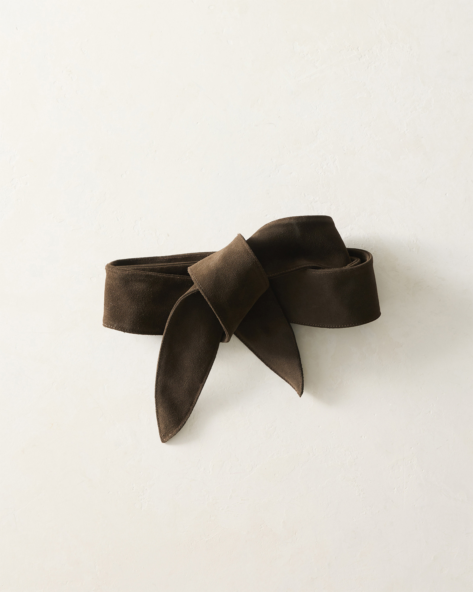Italian Suede Tie Belt | Espresso Notte | 001 | Haven Well Within