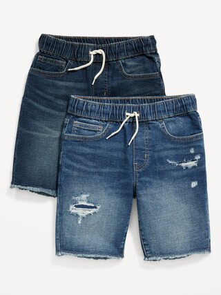 360° Stretch Pull-On Jean Shorts for Boys (At Knee) | Old Navy (US)