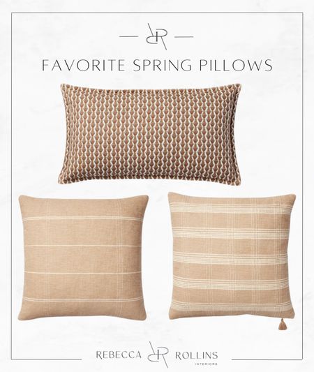 Add some texture and neutral colors to your space with some fun spring pillows! 

#LTKstyletip #LTKhome #LTKSeasonal