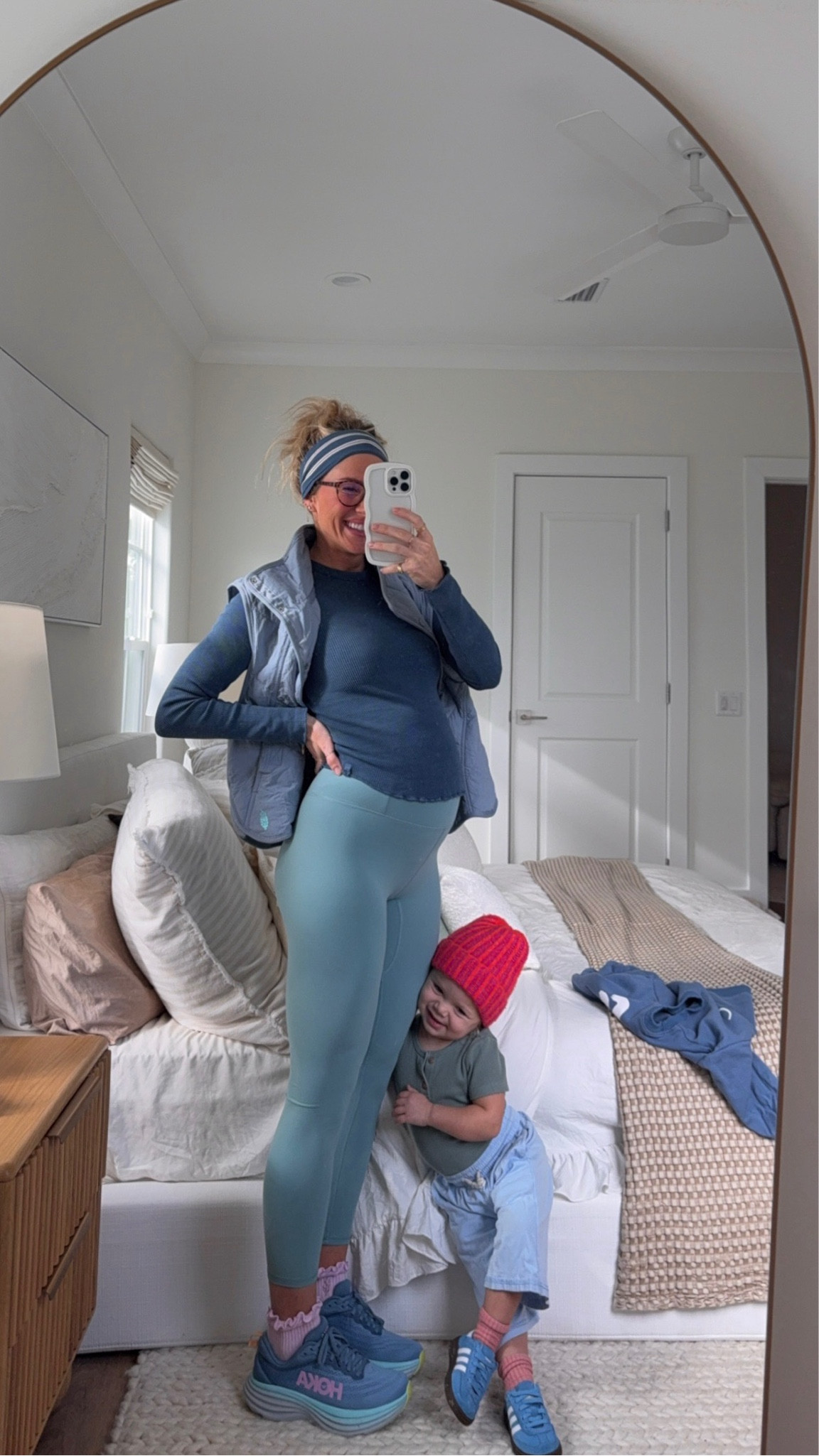 Athleisure from Free People! Loving these blue tones! 💙 exact pieces are labeled “exact” & then included some extras!

#LTKBump #LTKFitness #LTKStyleTip