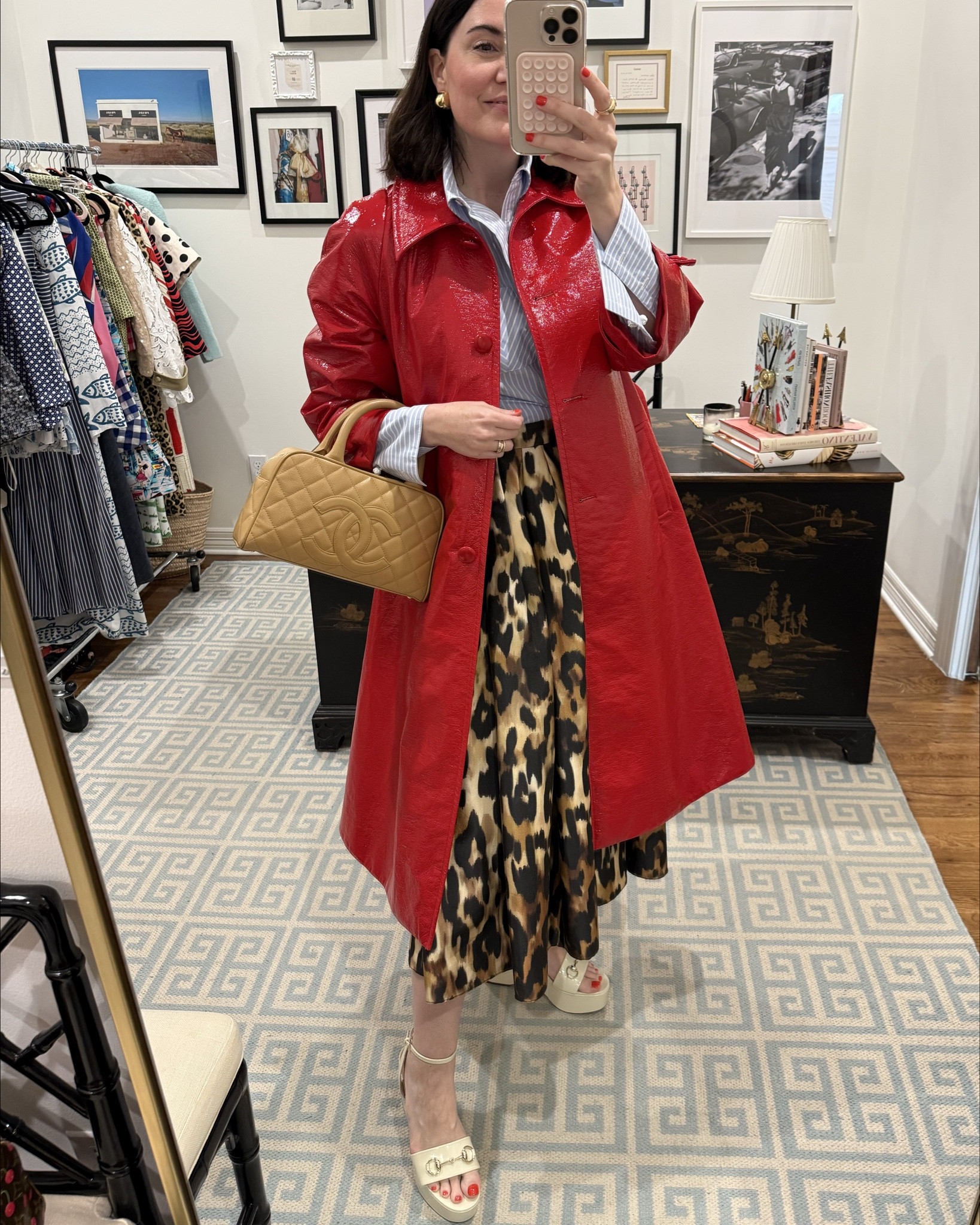 So in love with this red trench! ♥️ I’m wearing the small - it runs roomy  

#LTKOver40