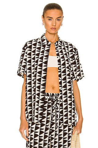 Matteau Short Sleeve Shirt in Talavera | FWRD | FWRD 