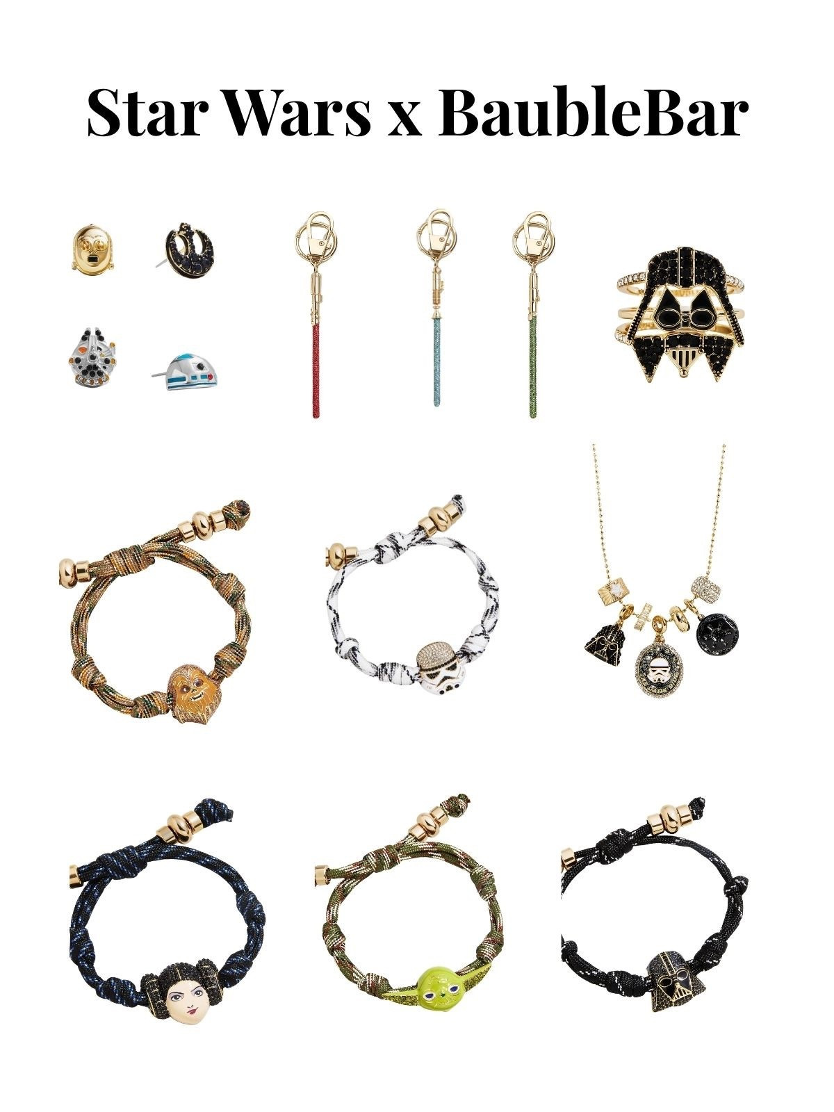 New Star Wars collection from BaubleBar! The lightsaber bag charms are so good 🖤🖤

#LTKTravel #LTKSeasonal #LTKootd