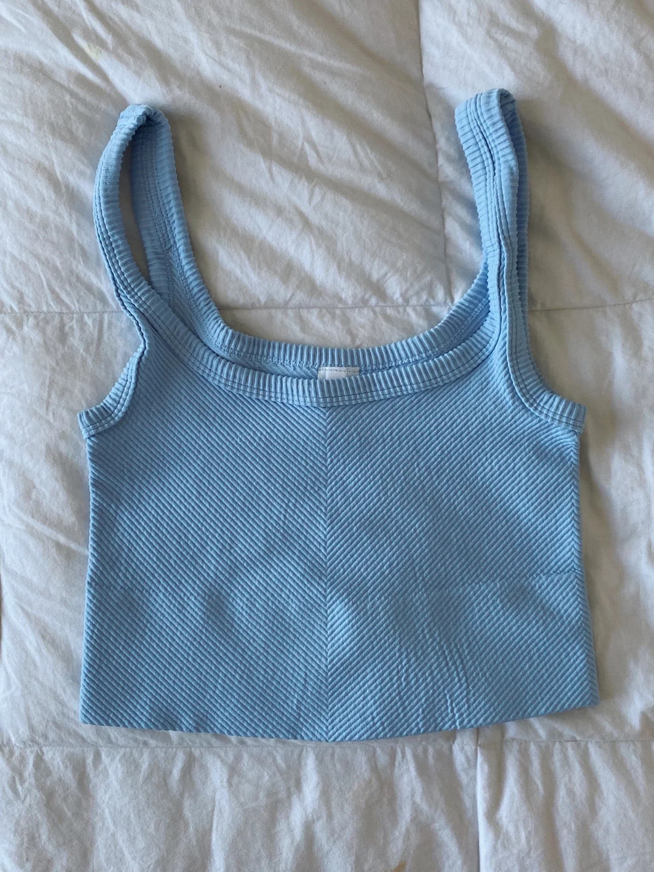 CHEVRON CROPPED BOXY TANKS | Olivelynn Designs