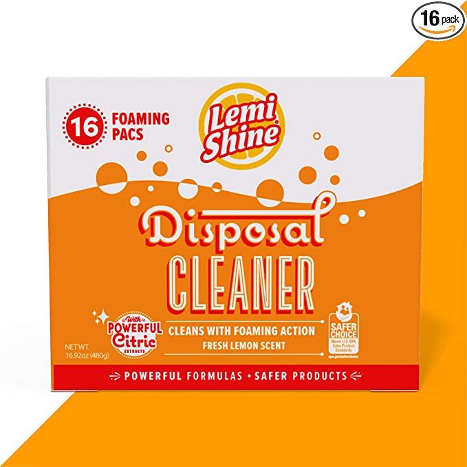 Lemi Shine Garbage Disposal Cleaner and Deodorizer Powered By Citric Acid | Foam Cleaner For Kitc... | Amazon (US)