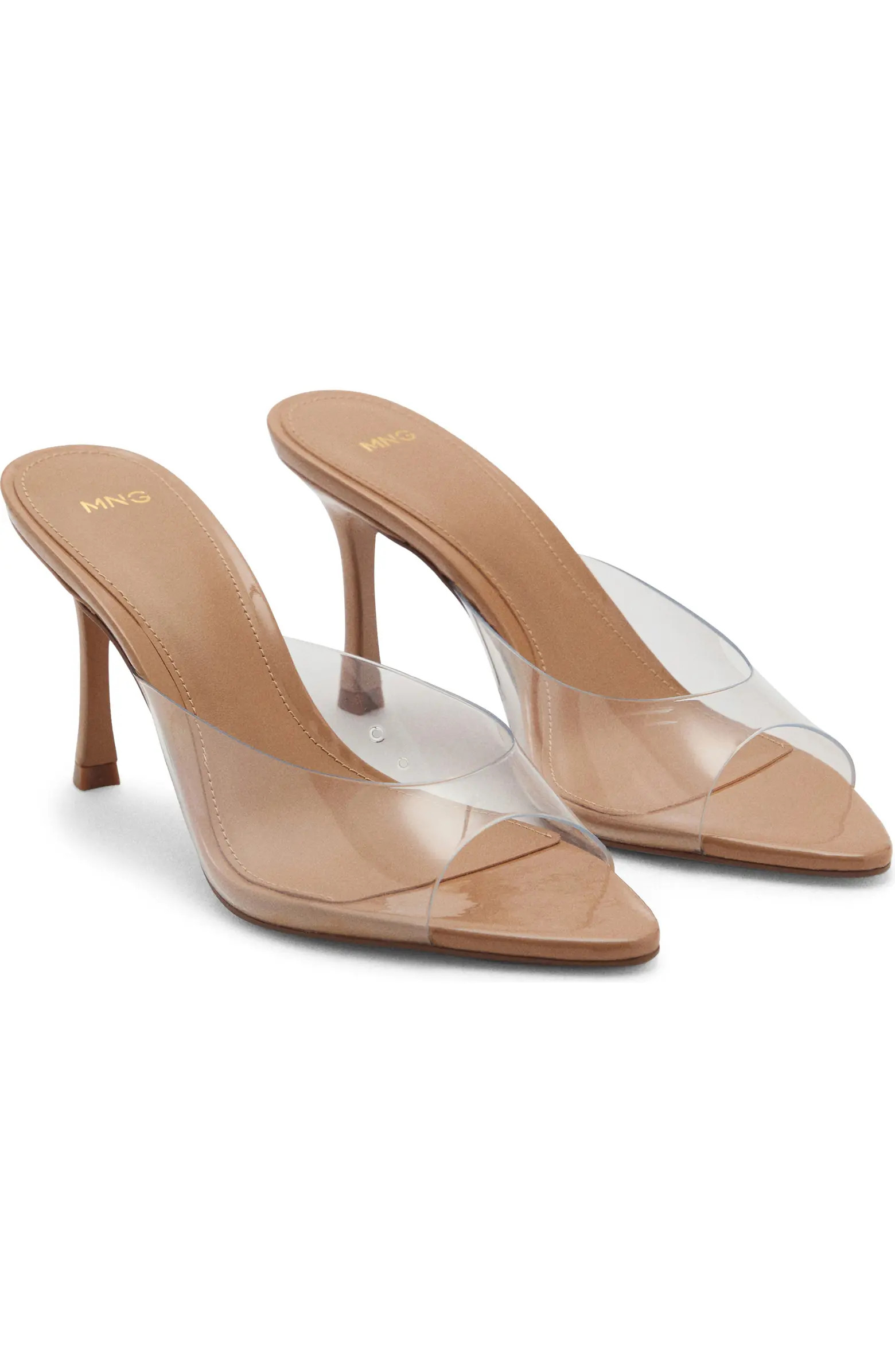 MANGO Vinyl Panel Sandal (Women) | Nordstrom | Nordstrom