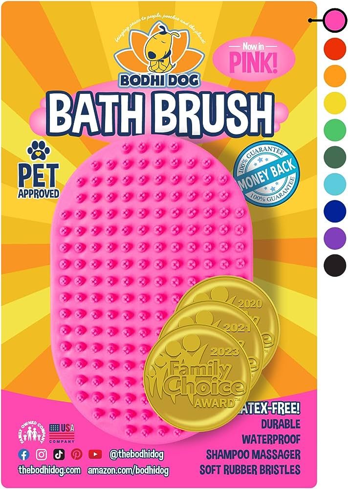 Bodhi Dog Shampoo Brush | Pet Shower & Bath Supplies for Cats & Dogs Grooming | Long & Short Hair... | Amazon (US)