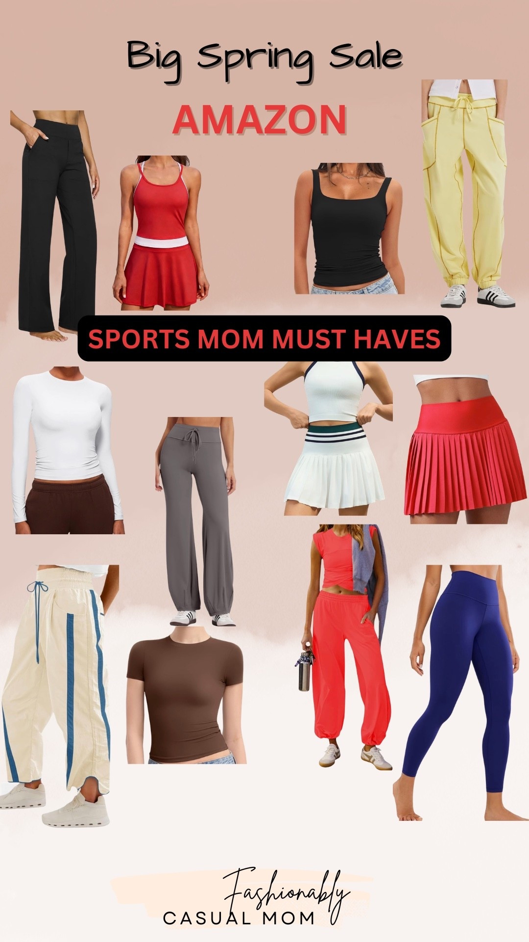 Big spring Sal an I’m rounding up my favorite sports mom must have outfits
Tennis dress
Tennis skirt
FP look fo less pants
Leggings
Track pants
Fitted top
Built in bra tanks


#LTKootd #LTKSaleAlert #LTKmomlife
