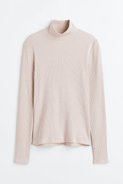 Ribbed Turtleneck Top | H&M (US + CA)
