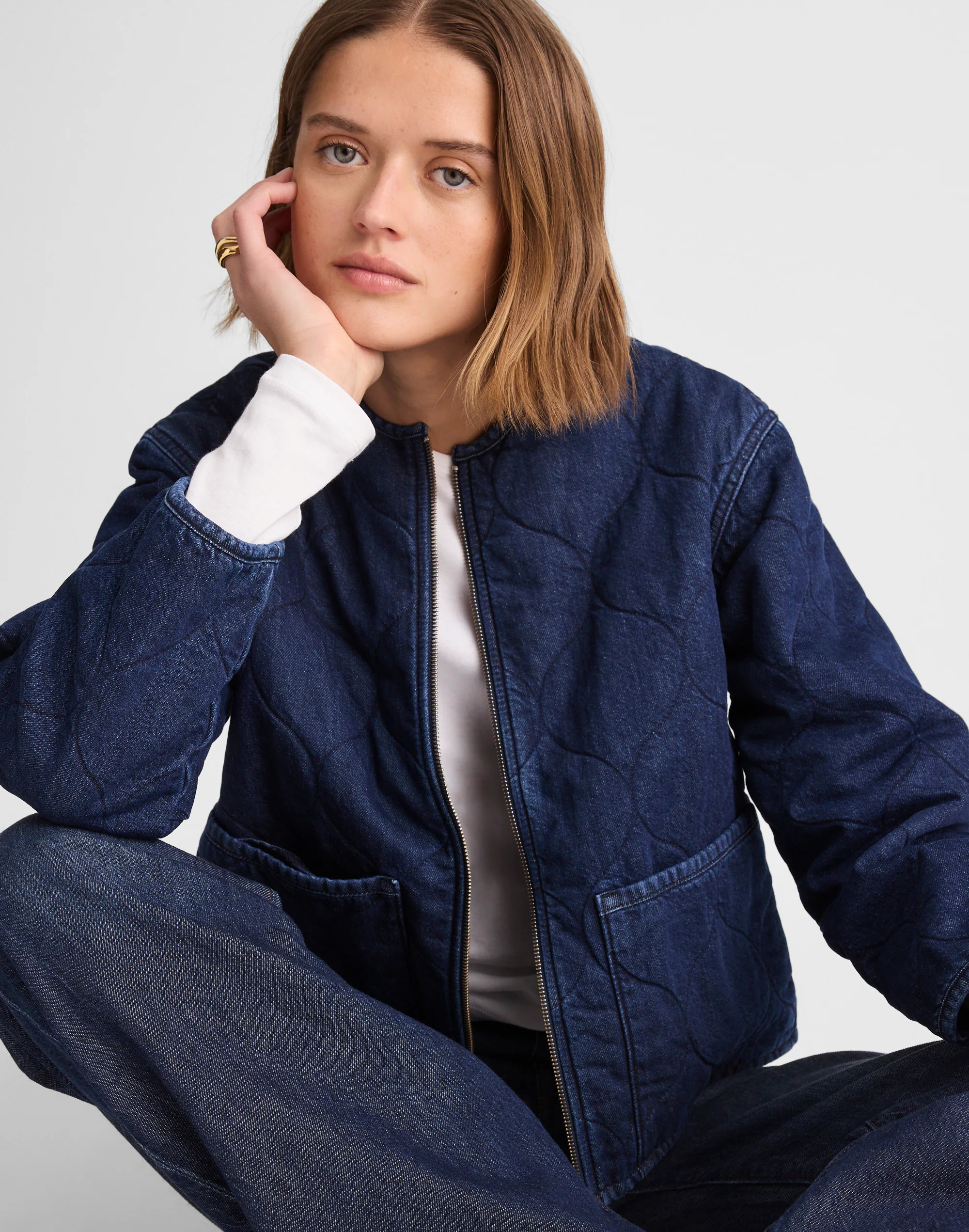 Quilted Denim Jacket | Madewell