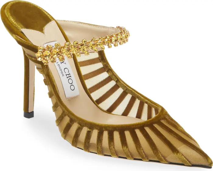 Bing Crystal Embellished Pointed Toe Mule Pump (Women) | Nordstrom