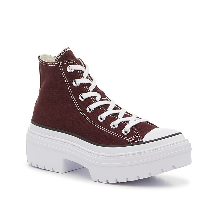Converse Chuck Taylor All Star Lugg Heel HighTop Sneaker | Women's | Burgundy | Size 9 | Sneakers | DSW