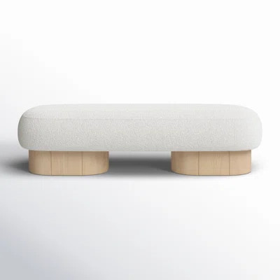 Denyer Boucle Fabric Upholstered Bench | Joss & Main