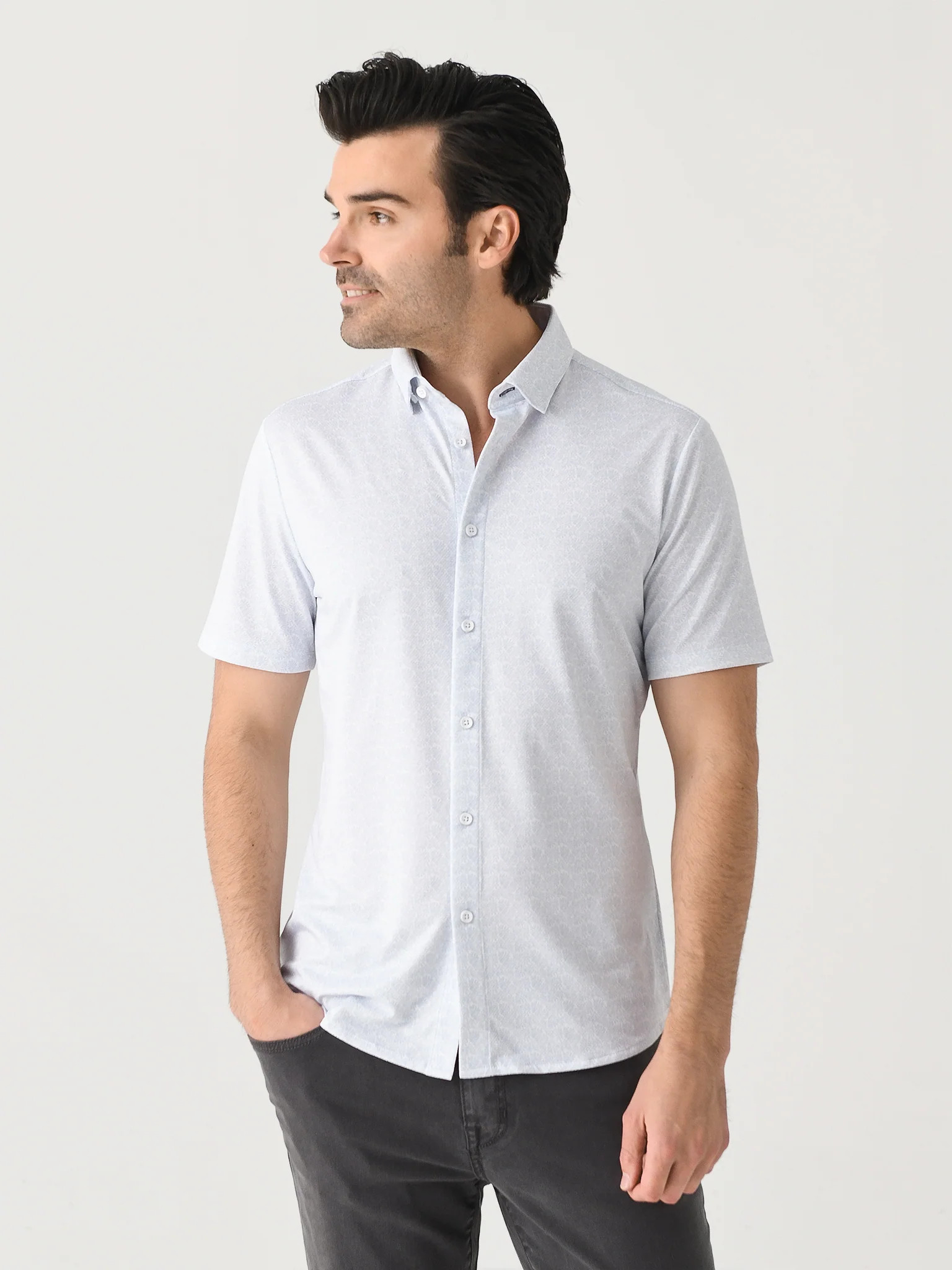 MIZZEN+MAIN
                      
                     Men's Trim Halyard Button-Down Shirt | Saint Bernard