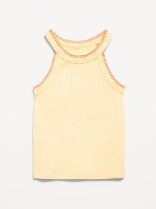 Fitted Halter Tank Top for Toddler Girls | Old Navy (US)