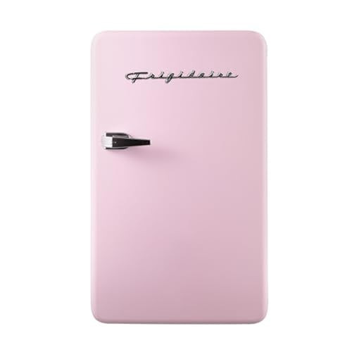 Frigidaire Retro Compact Refrigerator with Chiller, 3.2 cu ft Countertop Fridge, Built-In Bottle Opener, Rounded Corners, Premium, for Office, Bedroom, Dorm Room, Cabin, 18.5D x 20W x 31.5H (Pink) | Amazon (US)
