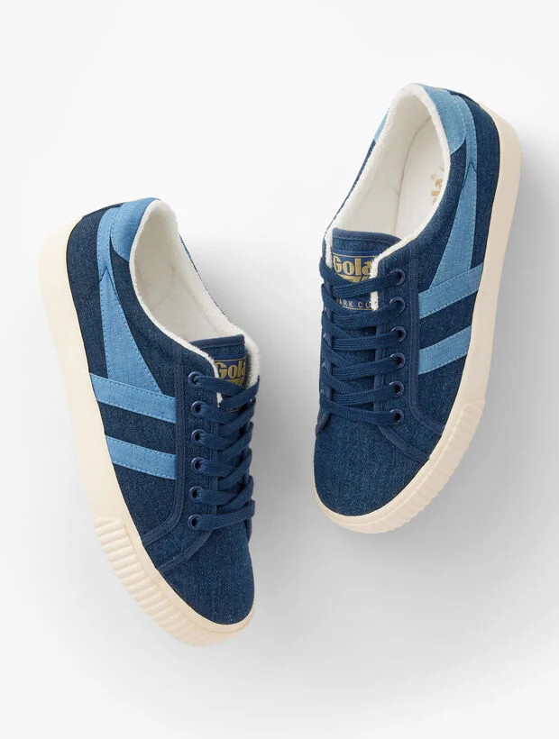 Gola® Mark Cox Denim Tennis Sneakers | Talbots