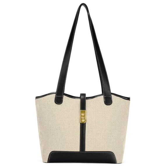 SENDEFN Women's Canvas Shoulder Bags Retro Casual Handbags Work Bag Tote Purses | Walmart (US)