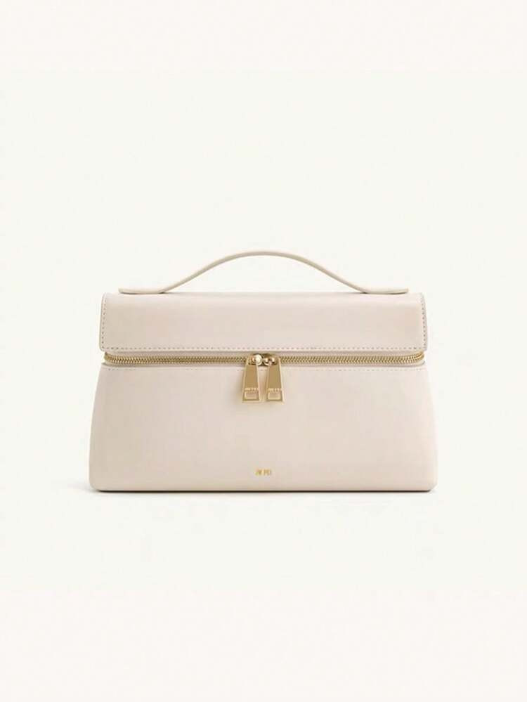 JWPEI Summer Beach Travel Y2K Commuter One Shoulder Diagonal Lunch Box Bag, Elegant Silky Leather Shoulder Bag, All-New Lightweight Multipurpose Tote Bag For Women, Elegant For Work, Travel, And Business, Large Capacity Cosmetic Storage | SHEIN