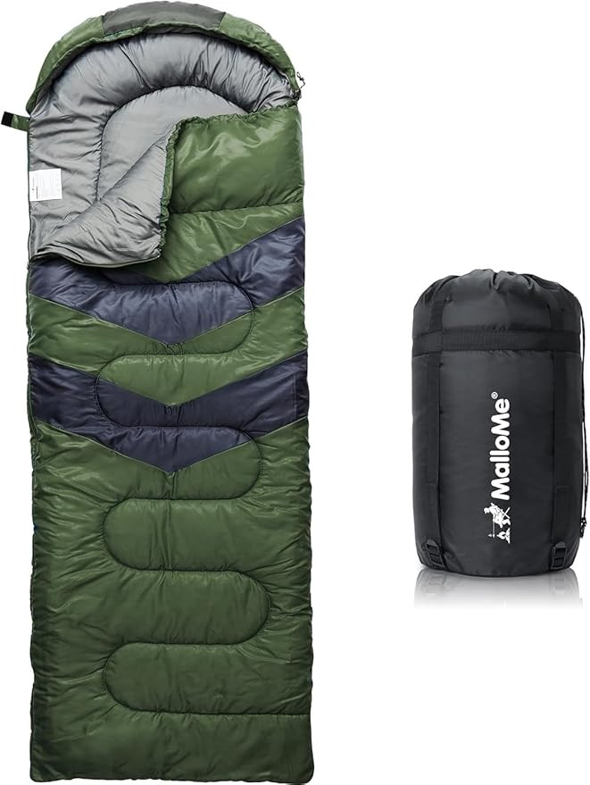 MalloMe Sleeping Bags for Adults Cold Weather & Warm - Backpacking Camping Sleeping Bag for Kids ... | Amazon (US)
