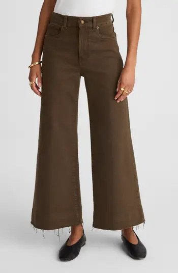 Madewell The Flare Wide Leg Crop Jeans | Nordstrom | Nordstrom