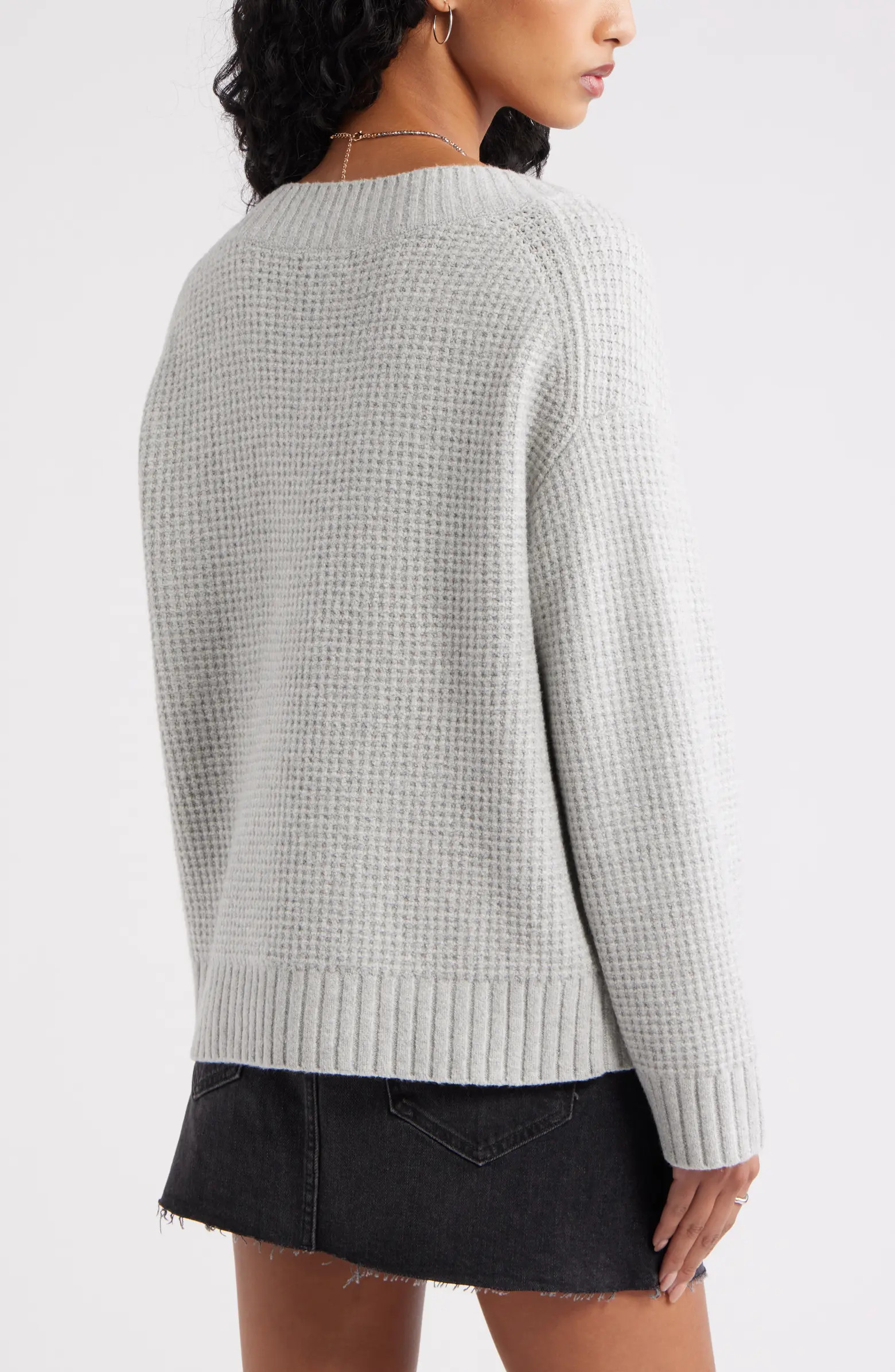 V-Neck Thermal Sweater | Nordstrom