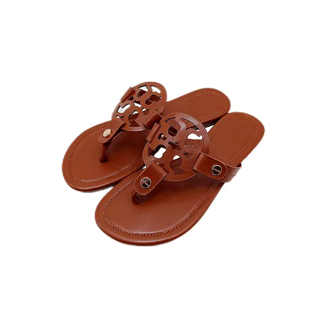 Summer 2023 The New Ladies TB Flip-Flops for Leisure Holiday Beach Toe-Clip Plus Size Flat Slippe... | AliExpress (US)