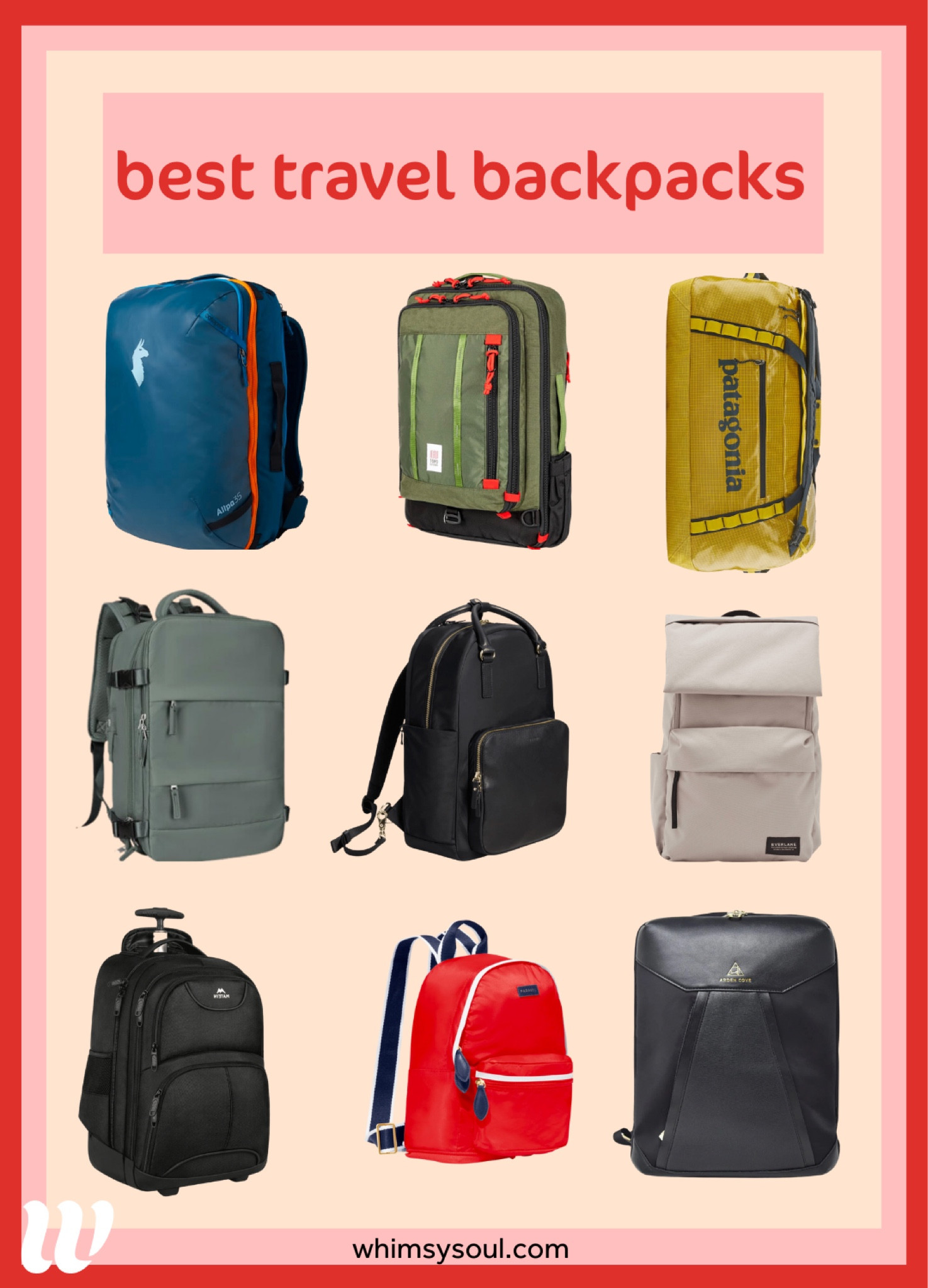 Ditch the bulky luggage this summer and travel in style with these travel backpacks! No more lugging roller suitcases through cobblestone streets or subways! 

#Travel #Backpacks #Carryon #Daybag #Style #Adventure #Traveltip #Travelessentials #Suitcase #Luggage #Duffel #Duffelbag

#LTKActive #LTKTravel #LTKItBag