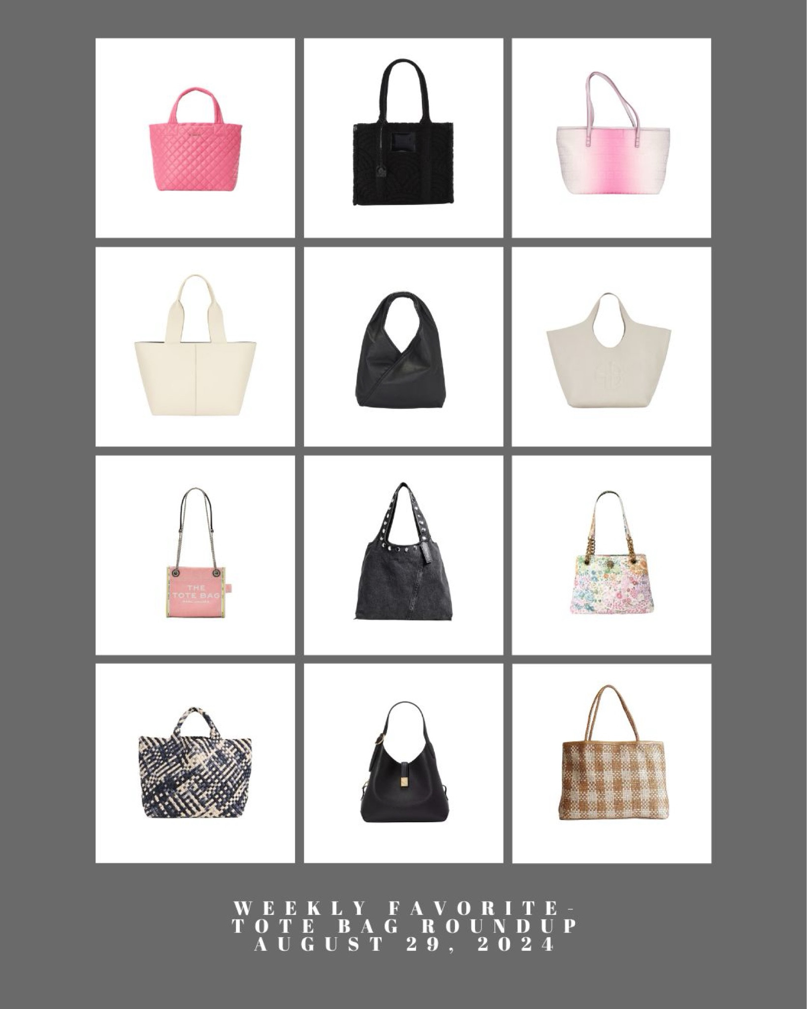 Weekly Favorites- Tote Bag Roundup- August 29, 2024
#WomensToteBags #ToteBagStyle #AllSeasonFashion #SummerToteBags #FallToteBags #WinterToteBags #SpringToteBags #EverydayTotes #FashionAccessories #ChicToteBags #SeasonalAccessories #TrendyToteBags #CasualTote #FashionableTotes #ToteBagLovers #StylishToteBags #VersatileTotes #YearRoundStyle #BagTrends2024 #ToteBagInspo 

#LTKItBag #LTKStyleTip #LTKSeasonal
