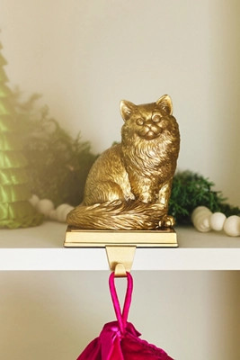 Animal Icon Cat Stocking Holder | Anthropologie (US)