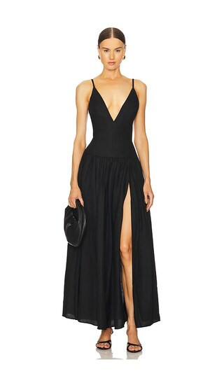 Tularosa Saylor Maxi Dress in Black. - size M | Revolve Clothing (Global)